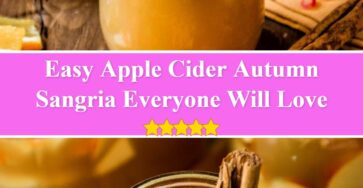 Apple Cider Autumn Sangria