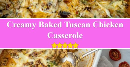 Baked Tuscan Chicken Casserole