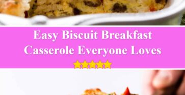 Biscuit Breakfast Casserole