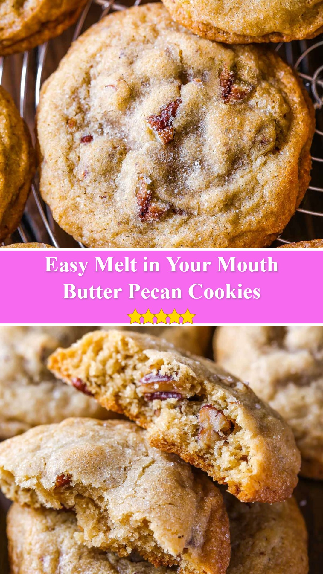 Butter Pecan Cookies