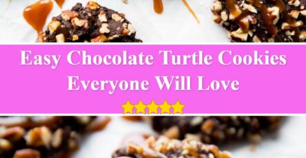 Chocolate Turtle Cookies