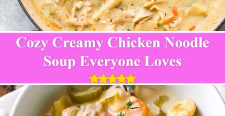 Creamy Chicken Noodle Soup