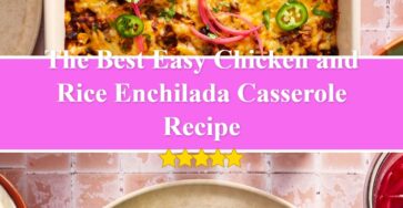 Easy Chicken and Rice Enchilada Casserole