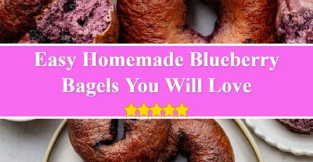 Homemade Blueberry Bagels