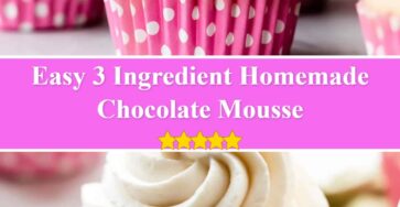 Homemade Chocolate Mousse