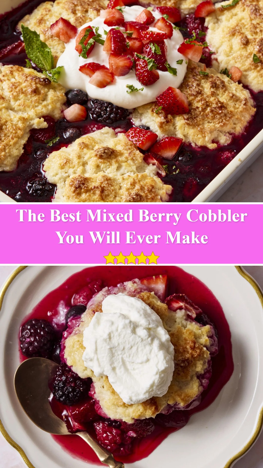 Mixed Berry Cobbler