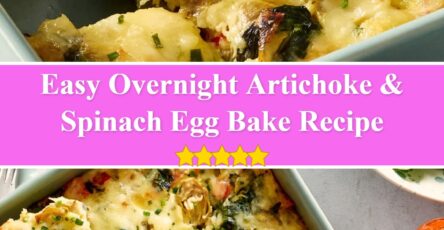 Overnight Artichoke & Spinach Egg Bake