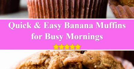 Quick & Easy Banana Muffins