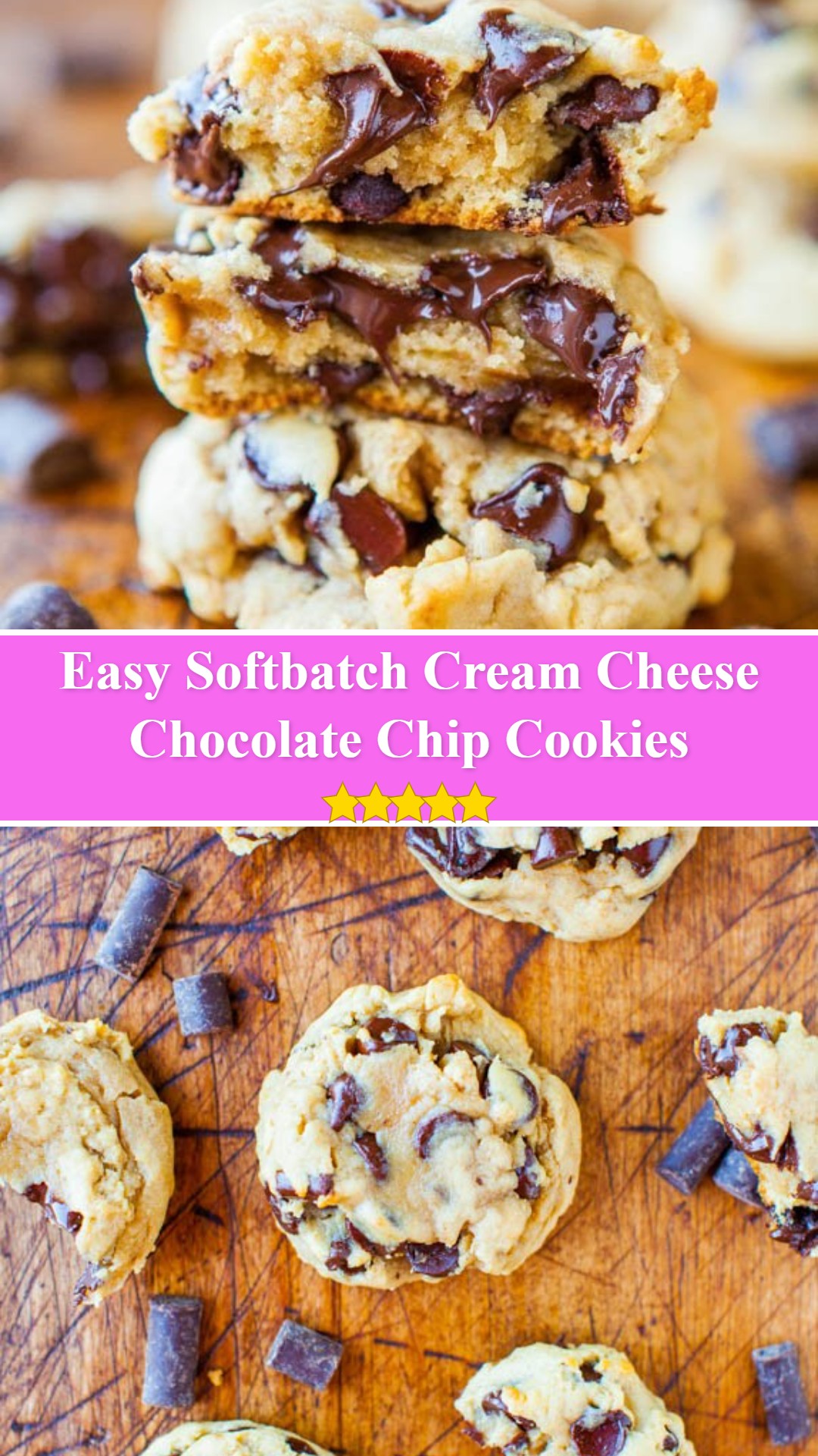 Softbatch Cream Cheese Chocolate Chip Cookies