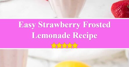 Strawberry Frosted Lemonade